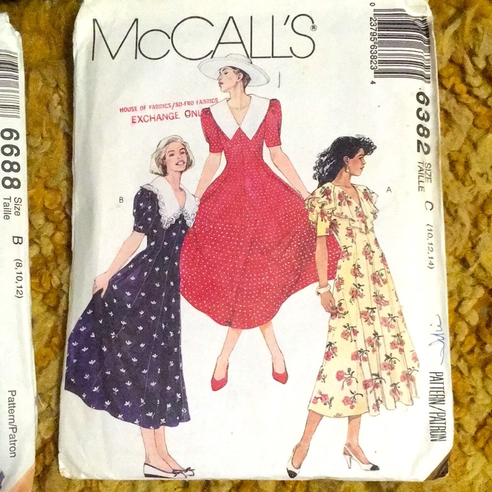 Vintage McCall’s sewing patterns